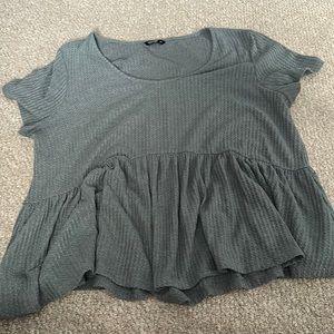 flounce top from shein